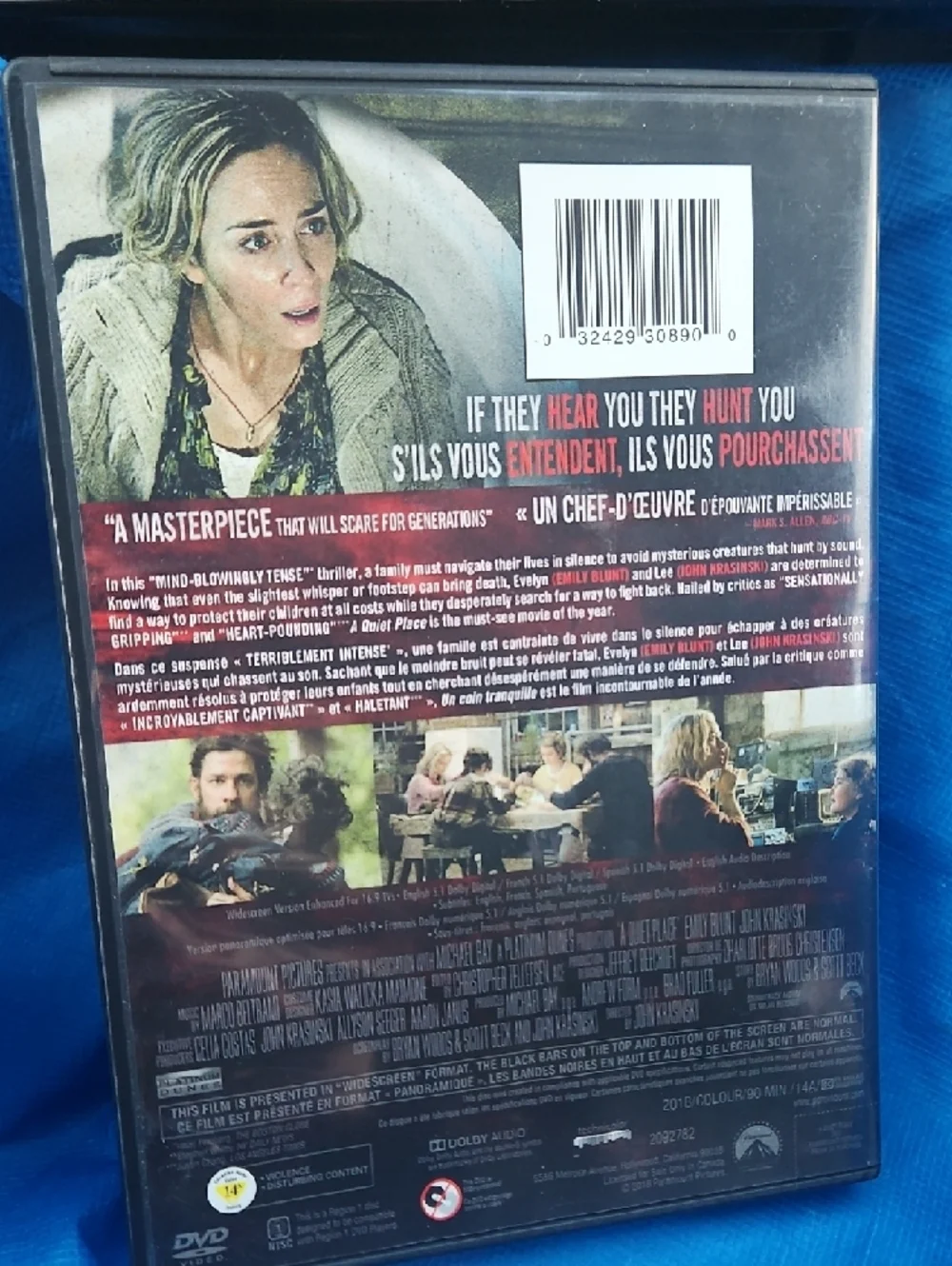 π3/$25π 2018 post-apocalyptic horror film A Quiet Place on DVD - Picture 2 of 5